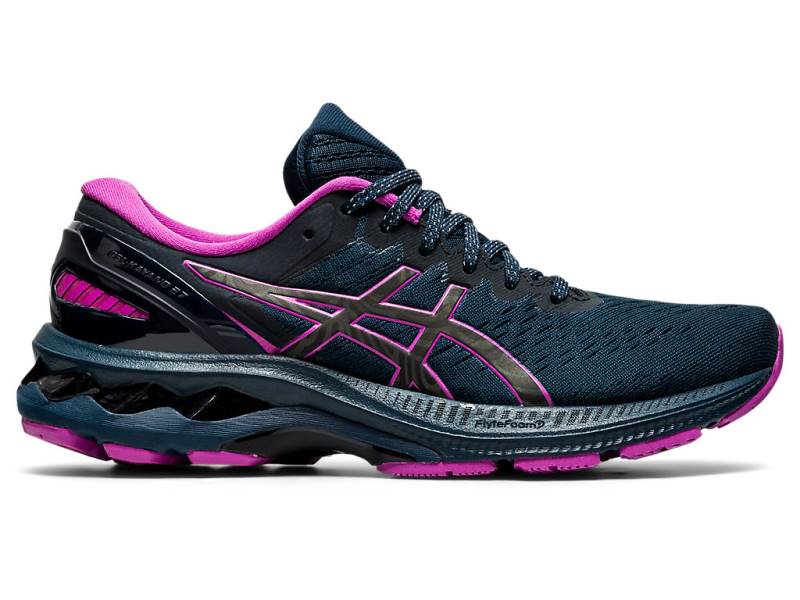 Sapatilhas Running Asics GEL-KAYANO 27 LITE-SHOW Mulher Azul Marinho, 3801A777.195